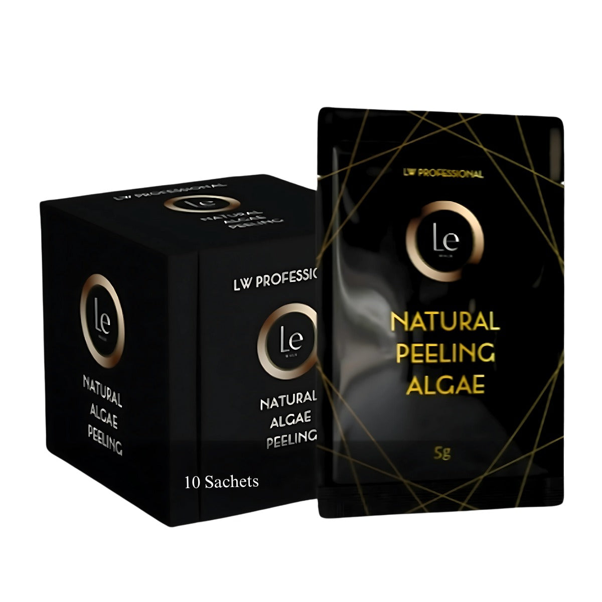 Polvo Exfoliante Natural de Algas para Rostro y Cuerpo - Pack de 10 Sobres